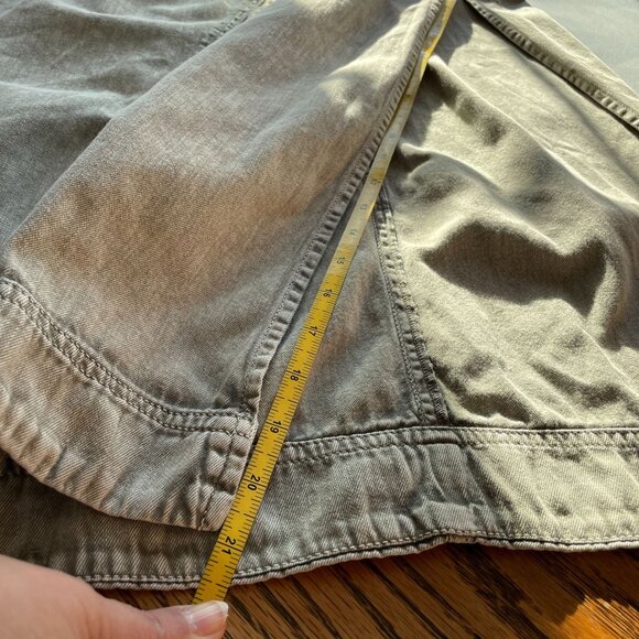 Free People Mad Love Denim Midi Dress- Sage SZ M - Picture 12 of 13